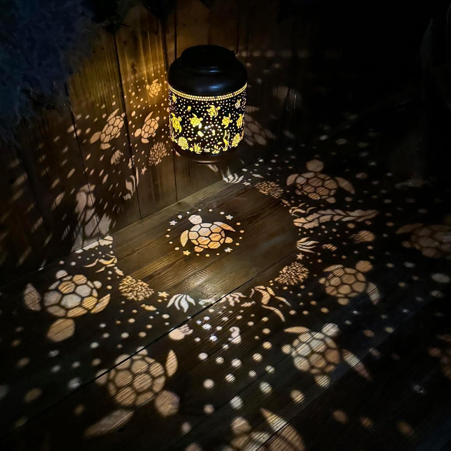 2 Pack Sea Turtle Solar Lanterns Outdoor Waterproof,Hanging Solar Lights Sea Turtle Gifts for Women Metal LED Decorative Light for Yard,Patio,Lawn,Tabletop,Pathway,Landscape,Garden Decor