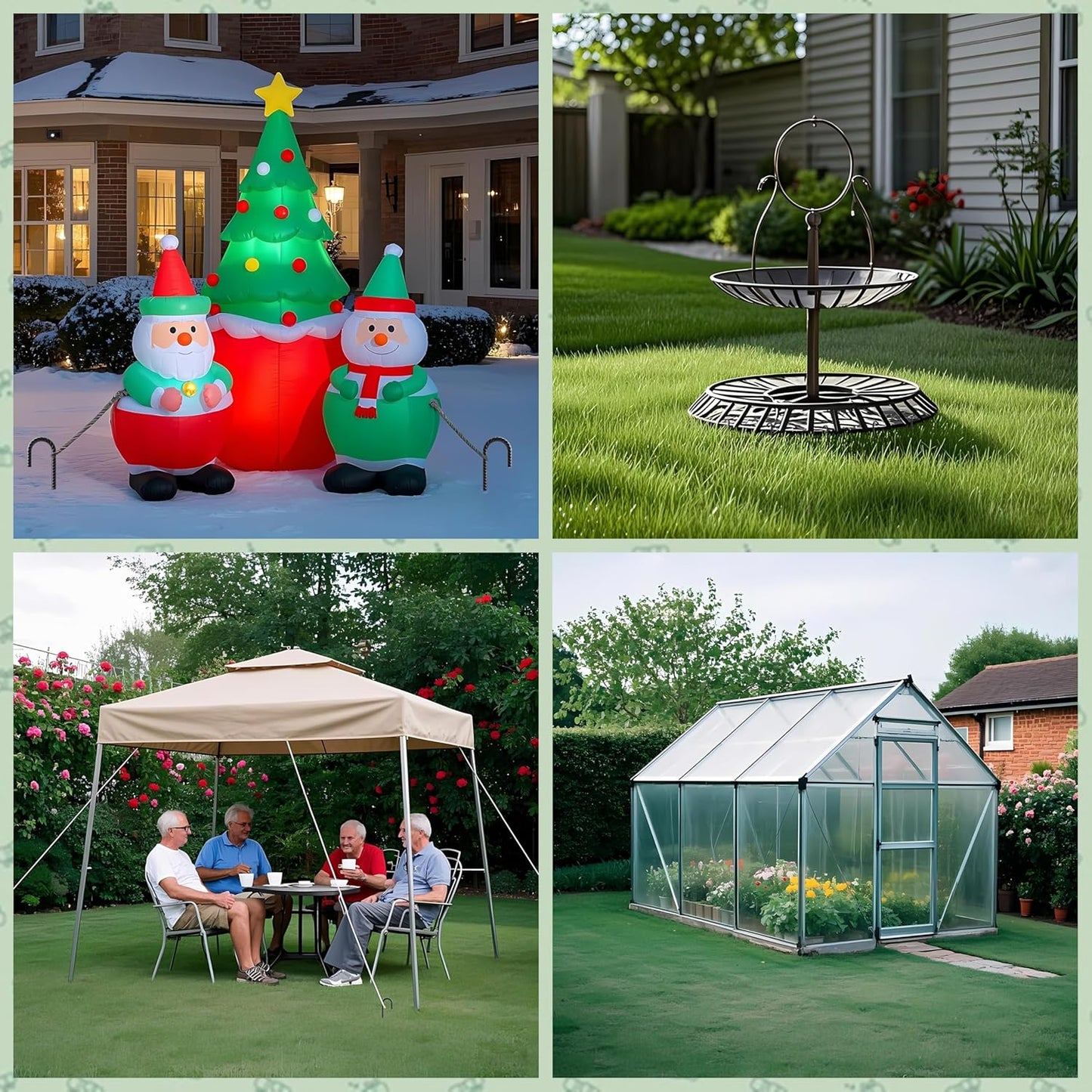 VVOKGO Rebar Stakes 18 Inch J Hook Heavy Duty Ground Anchors (16-Pack), 3/8" Diameter Metal Steel Extra Long Fence Stakes with Chisel Point End for Greenhouse, Gazebo, Carport, Camping Tents, Black