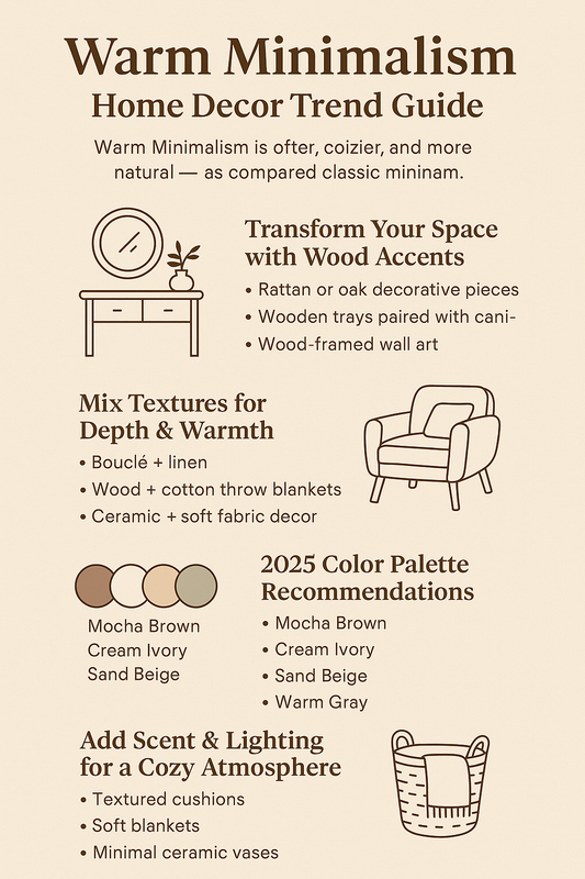 Warm Minimalism: 2025 Home Decor Trend Guide