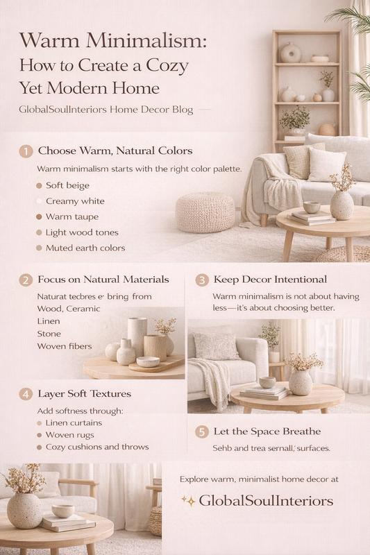 Warm Minimalism: How to Create a Cozy Yet Modern Home