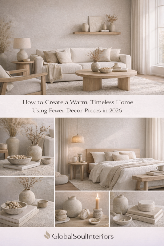 How to Create a Warm, Timeless Home Using Fewer Decor Pieces in 2026