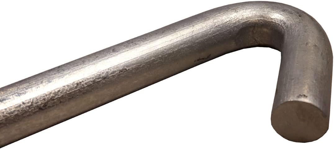 Steel Tent Stakes Heavy Duty Ground Stake, Metal Stakes to Anchor Commercial Inflatables, Outdoor Camping Canopy, Fence, Garden Tent Accessories, 1" Diameter x 18" Length, 4 Pack