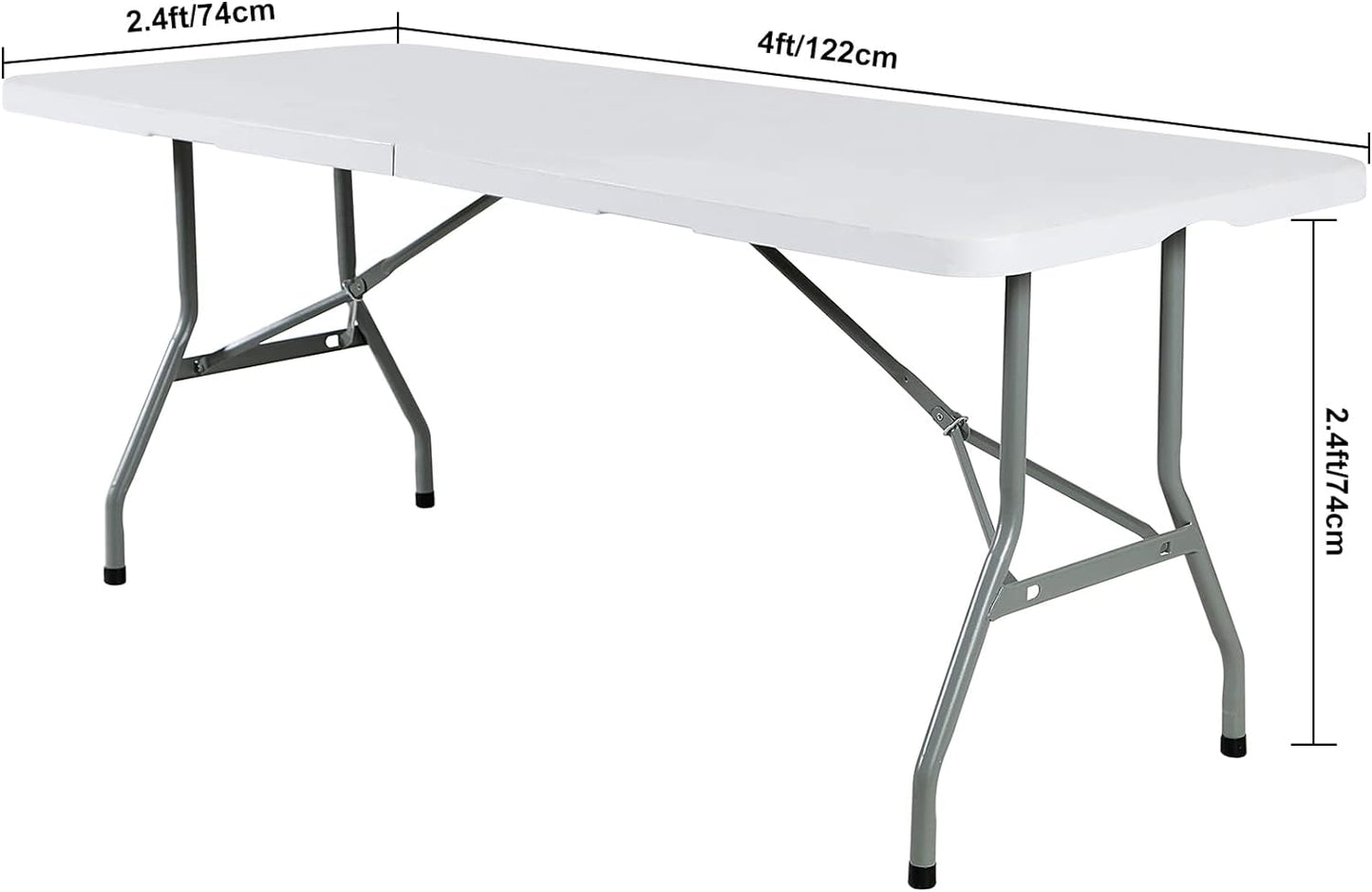 4Pack Spandex Waterproof Table Covers 4ft，Spandex 4ft Waterproof Table Cover for Party,Wedding, Banquet, and Events(Red)