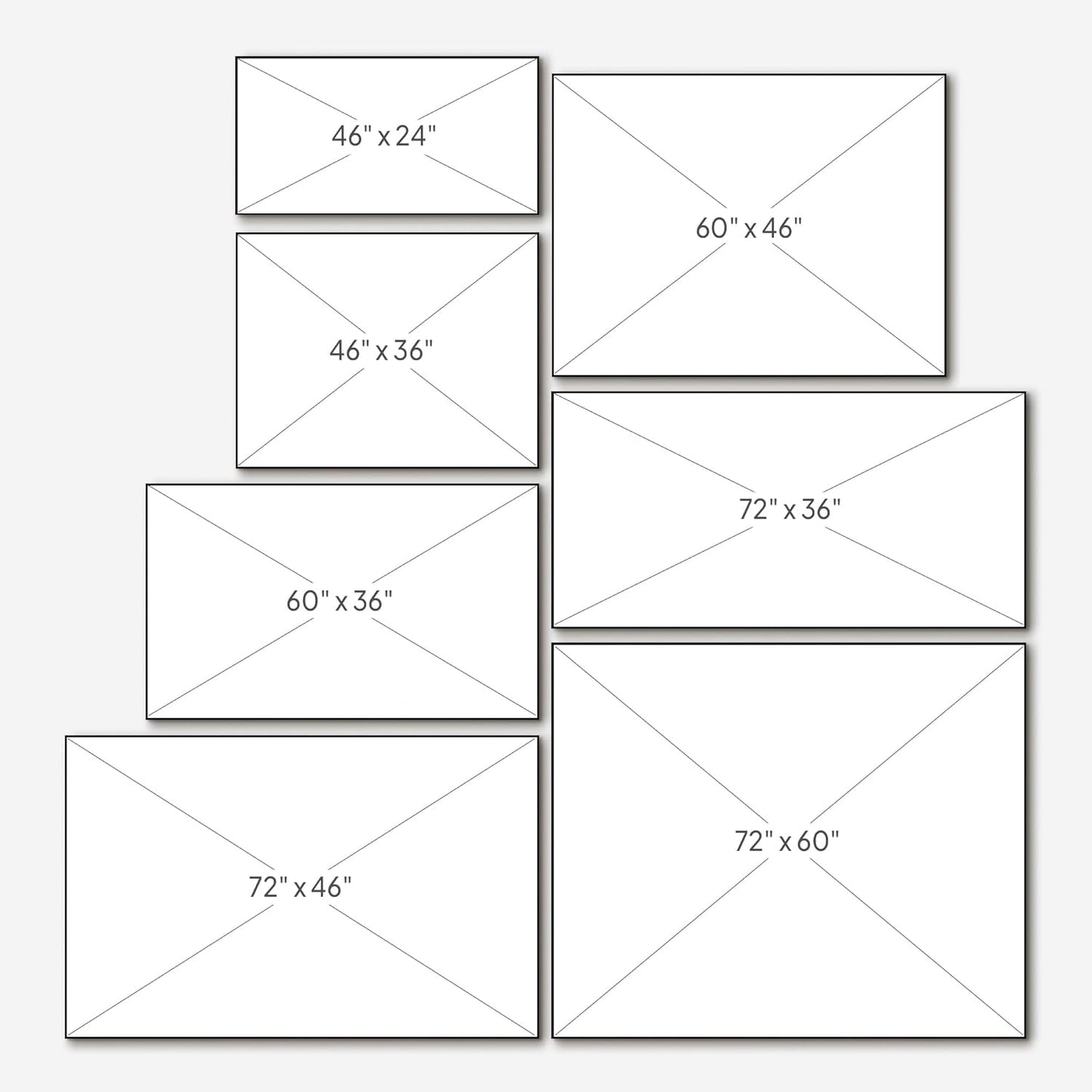 24"x46" Extra Large Framed Wall Art Soft White Poppies Watercolor Floral, Delicate Botanical for Home Living Room Bedroom Decor (Frame Assembly Required)