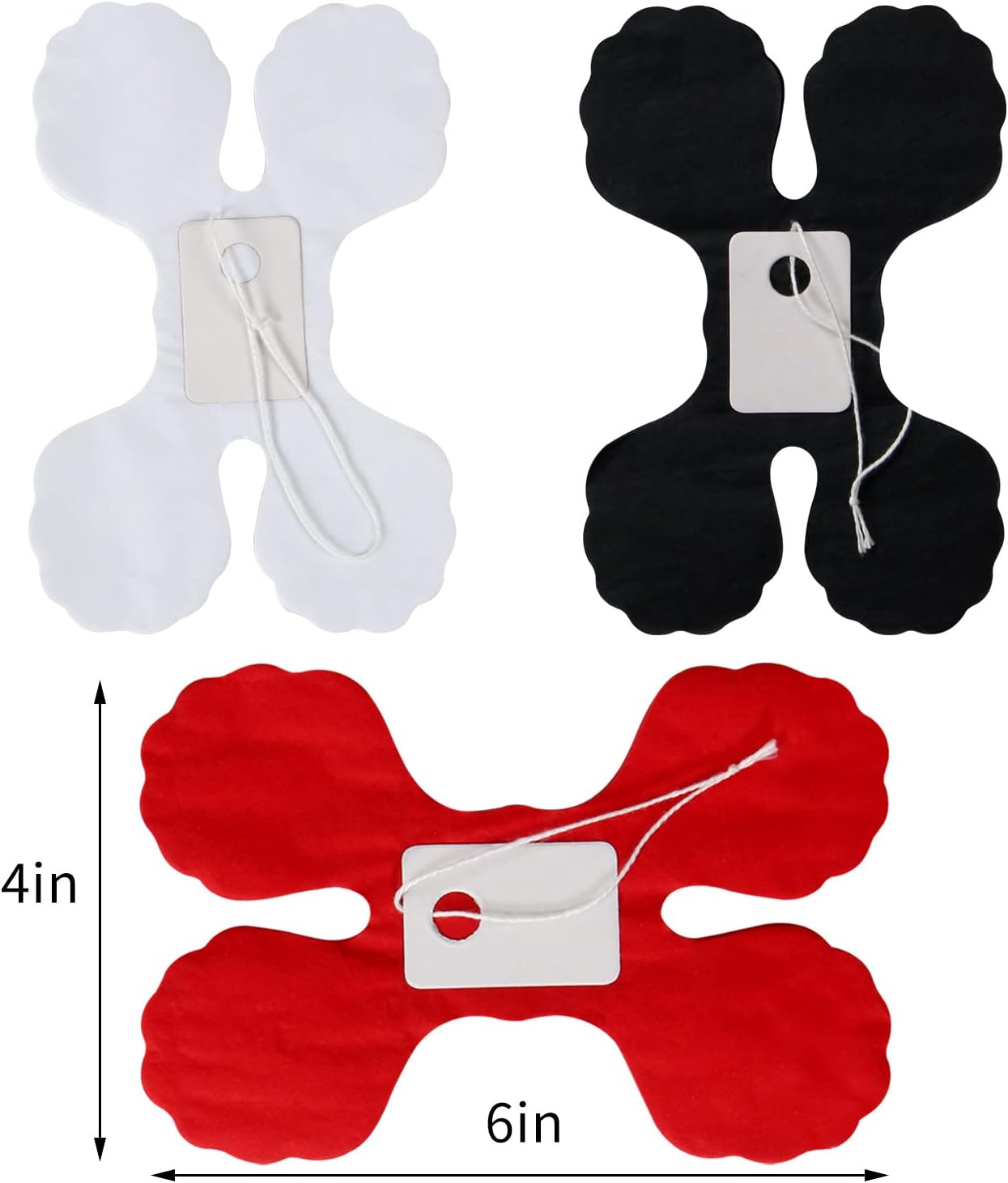 Black White-Red Party-Decorations Streamers Garland - 157Ft Graduation Four-Leaf Clover Hanging Banner,Men Boys Birthday Wedding Baby Bridal Shower Family Gathering Event Supplies Decor Hugtmr