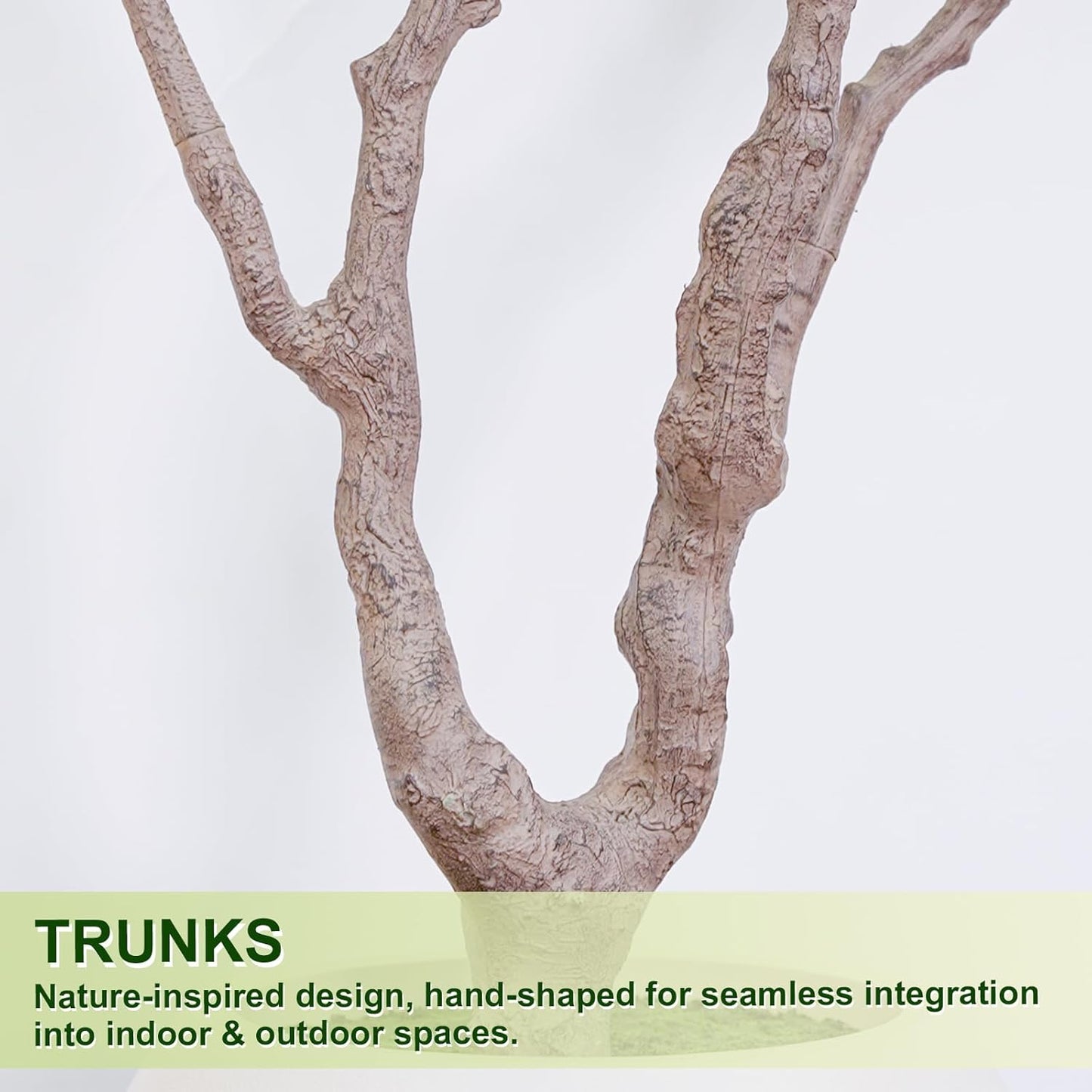 Olive Tree Artificial Indoor, 8FT Tall Faux Olive Tree with 18in Round White Planter, Artificial Plants with Natural Wood Trunk and Lifelike Fruits for Home Office Decor