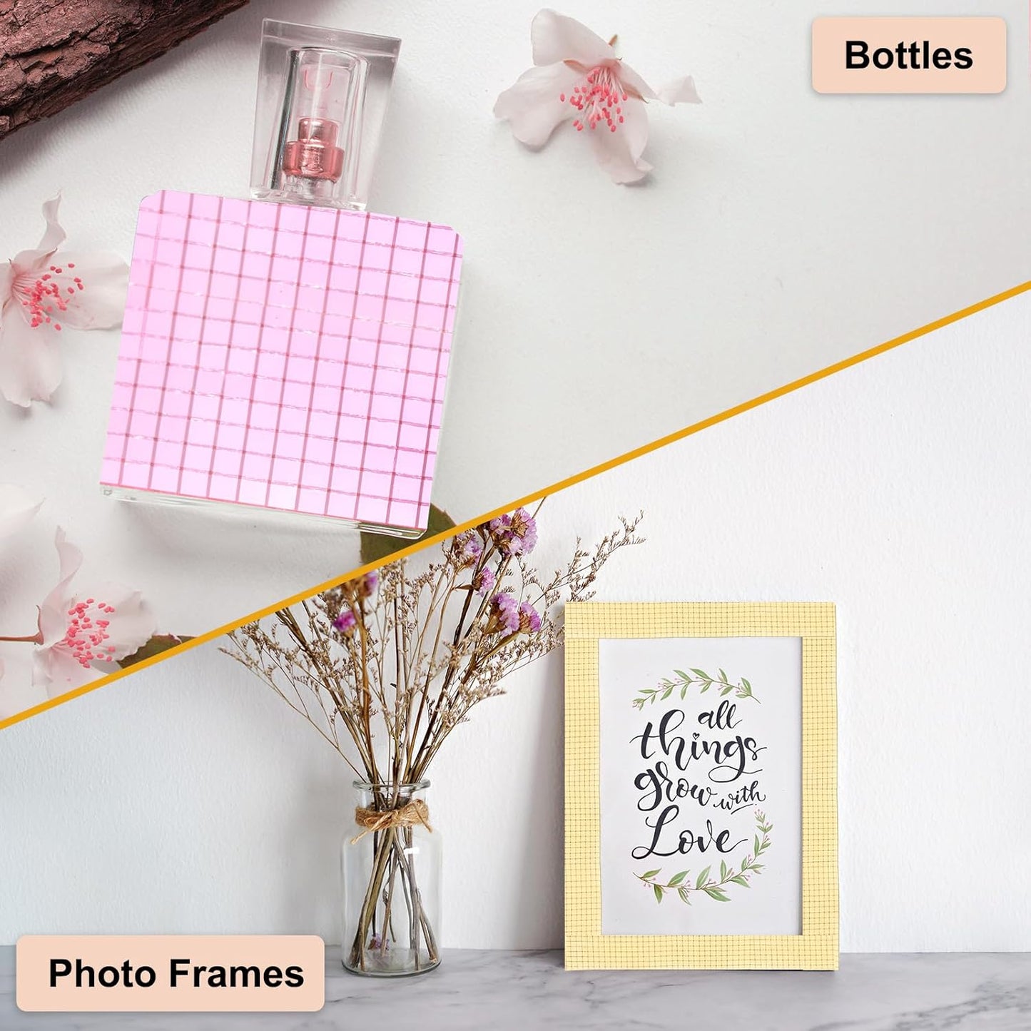 PATIKIL 5x5mm Self Adhesive Mirrors Mosaic Tiles, 10000 Pcs Square Mini Glass Mosaic Disco Tile Sticker for DIY Craft Disco Ball Party Decoration, Purple