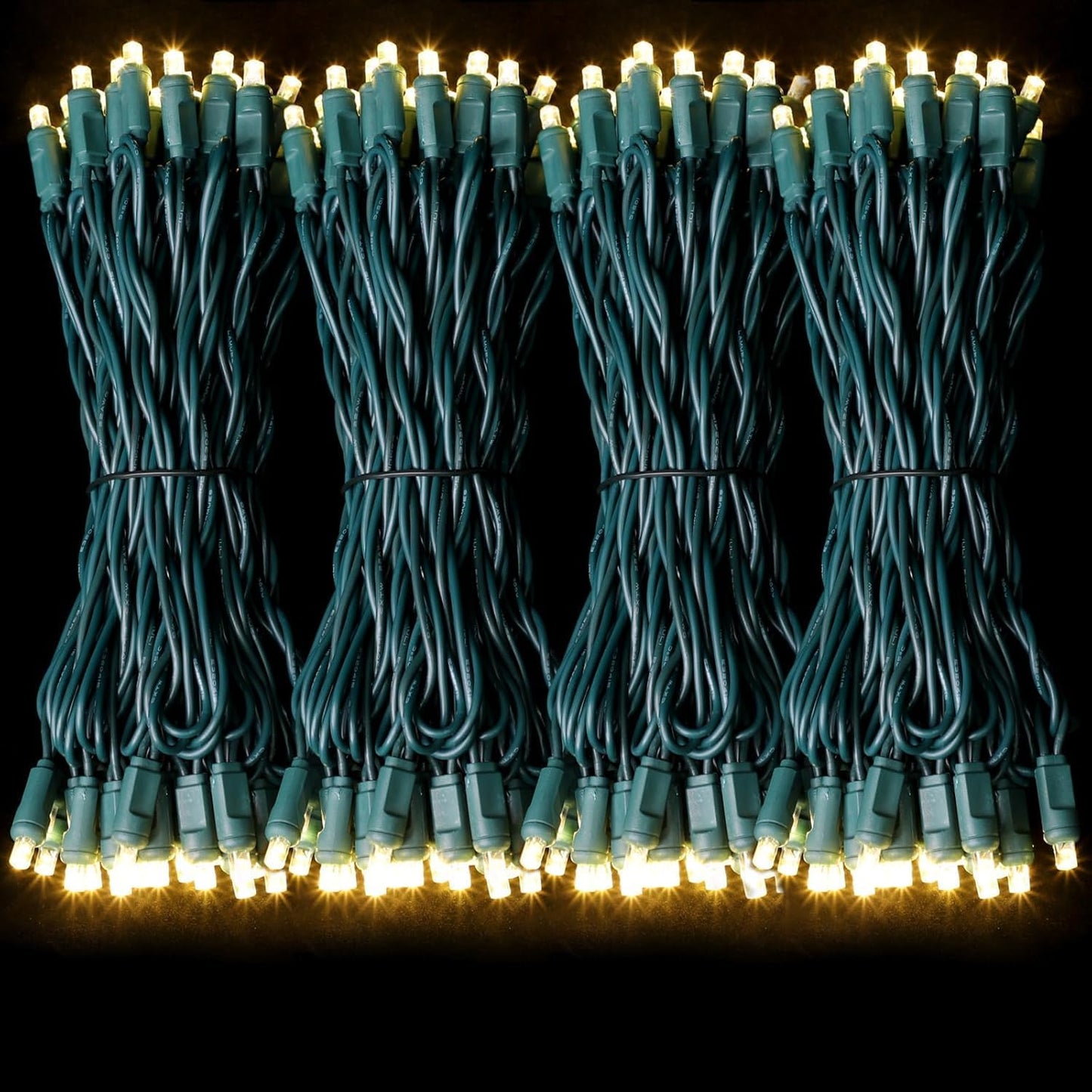 50 Count Warm White -30% Twinkle Bulbs and 70% Steady Burn Bulbs String Lights - 21.6FT LED Christmas Lights, Mini led Lights for Outdoor Home Holiday