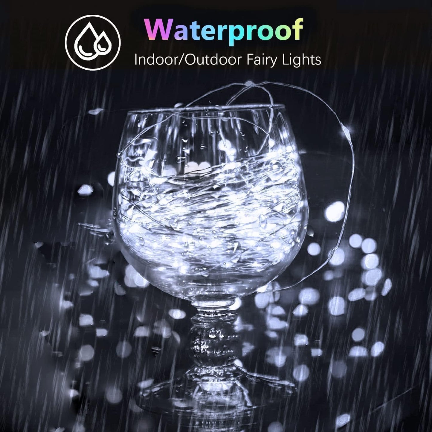 3 Pack 60LED Battery Operated Fairy Lights with Remote, 8 Modes LED String Lights with Timer, Dimmable, Memory Function, Waterproof Twinkle Fairy Lights for Outdoor Indoor Christmas Decor(Cool White)