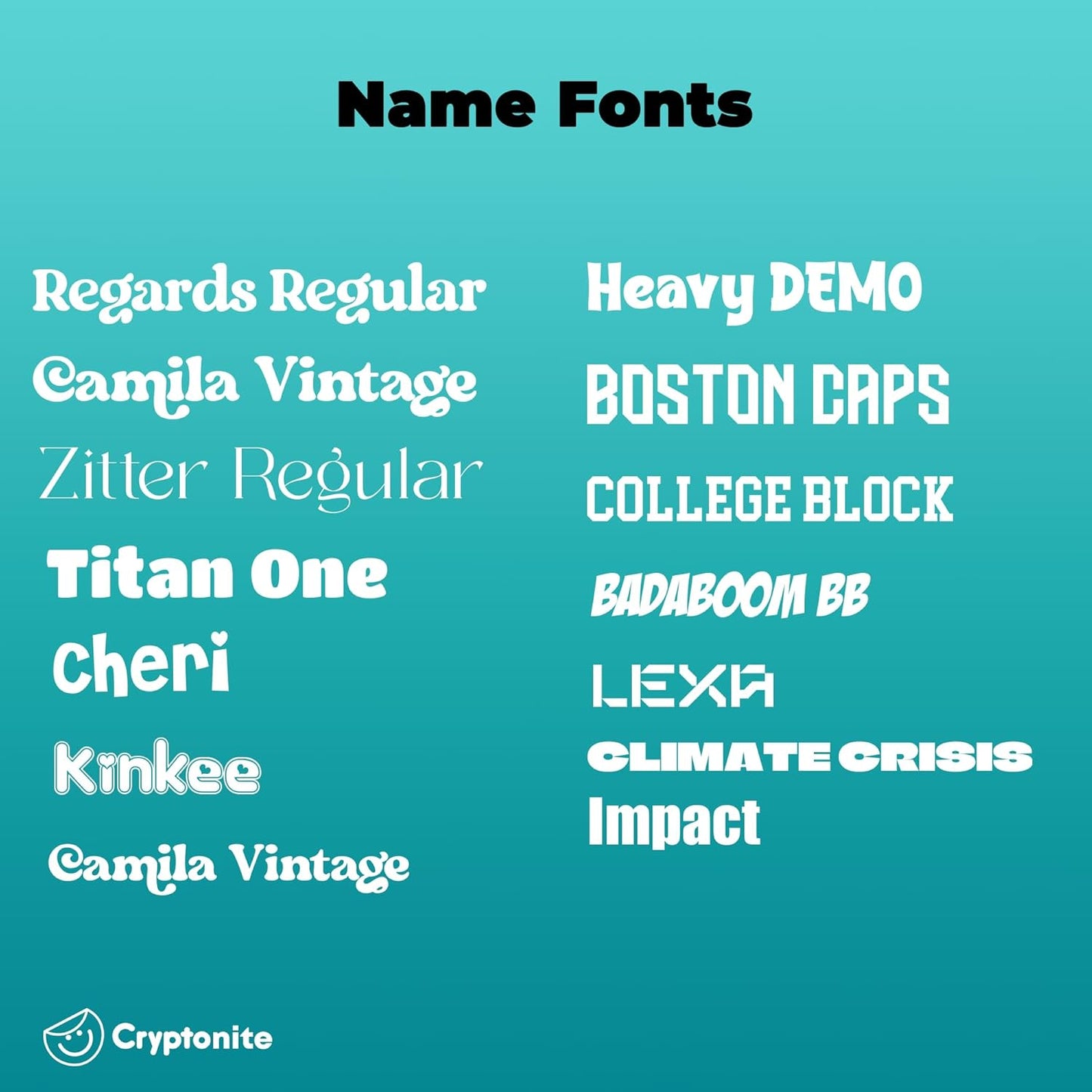 CRYPTONITE Customized Stickers for Your Car | Name Decals for Tumblers | Car Decals Stickers | Wall Stickers Decor | Custom Sticker for Your Laptop | Custom Decal for Bottle (C. Name Sticker)