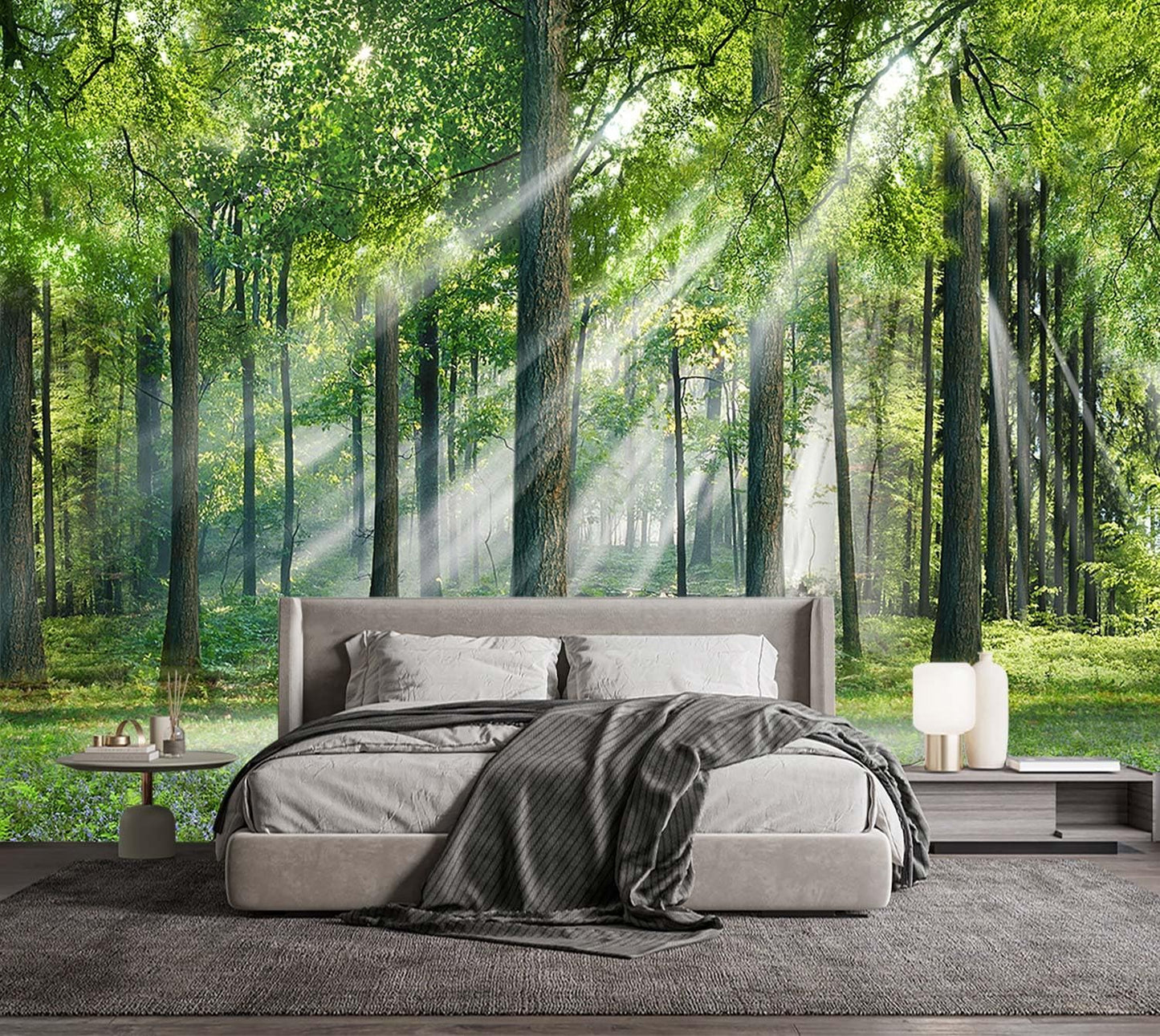 -Sunshine Forest Living Room Wallpaper XT24 M 140" x 91"