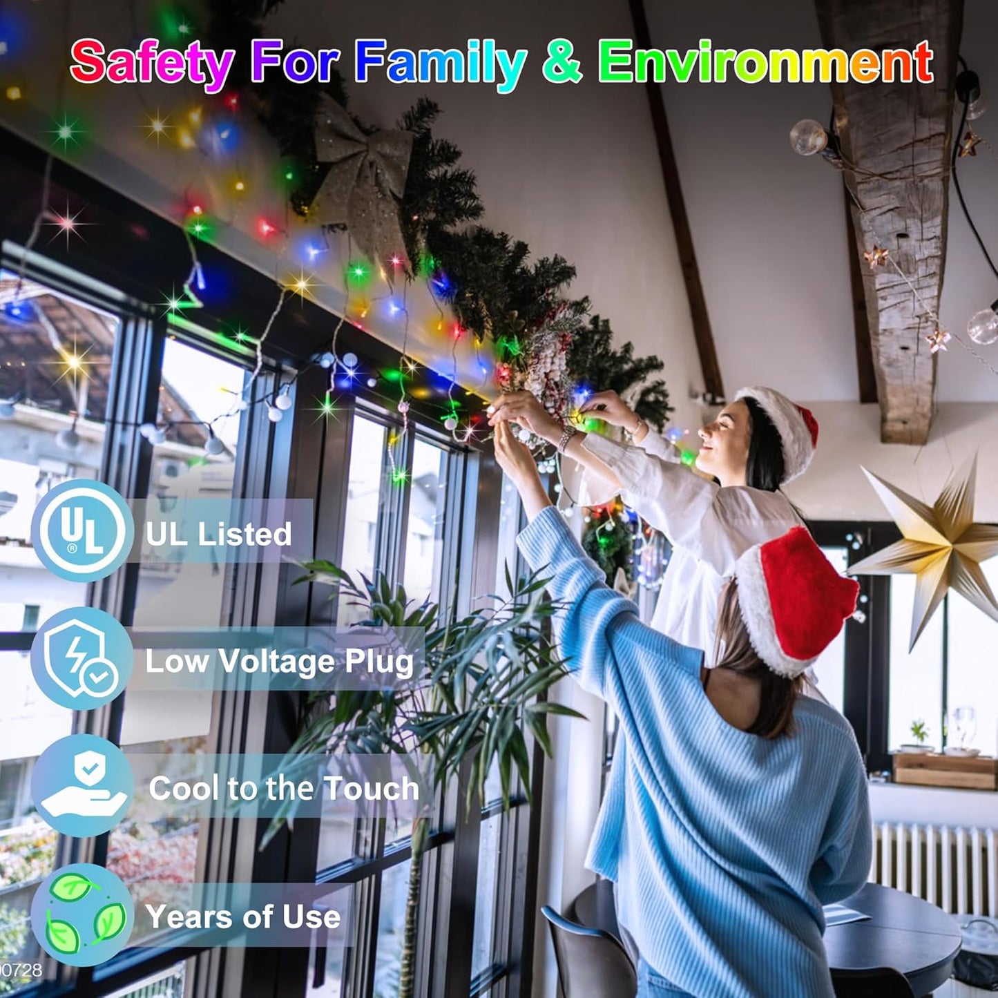 1620 LED Christmas Outdoor Lights with 360 Drops, 164ft Hanging Curtain Lights with 8 Modes Timer & Memory, Waterproof Christmas Fairy Lighs for House Roof Holiday Wedding Christmas Decor (Multicolor)