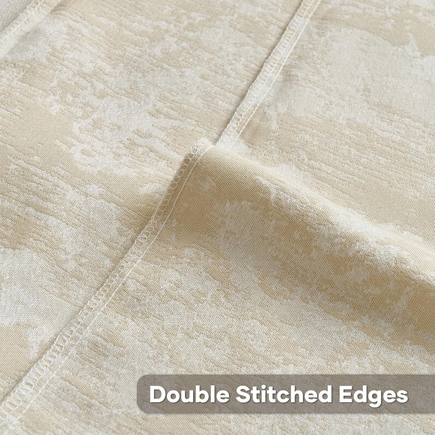 FUTEI Yellow White Decorative Throw Pillow Covers 18x18 Inch Set of 2,Soft Faux Cashmere Jacquard - Textured & Cozy Cushion Case,Modern Home Decor for Couch Bed Living Room