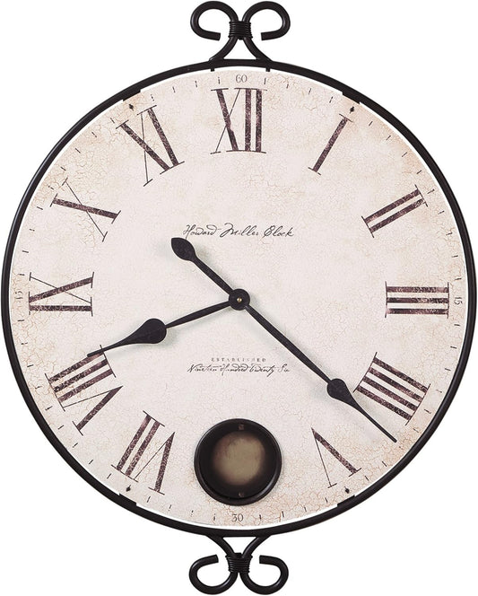 Howard Miller Magdalen Wall Clock – Exquisite Antique Decorative Analog Clock with Quartz Movement, Perfect for Room Decor, Bedroom Decor, Kitchen Clock, Office Wall Decor & Farmhouse Charm
